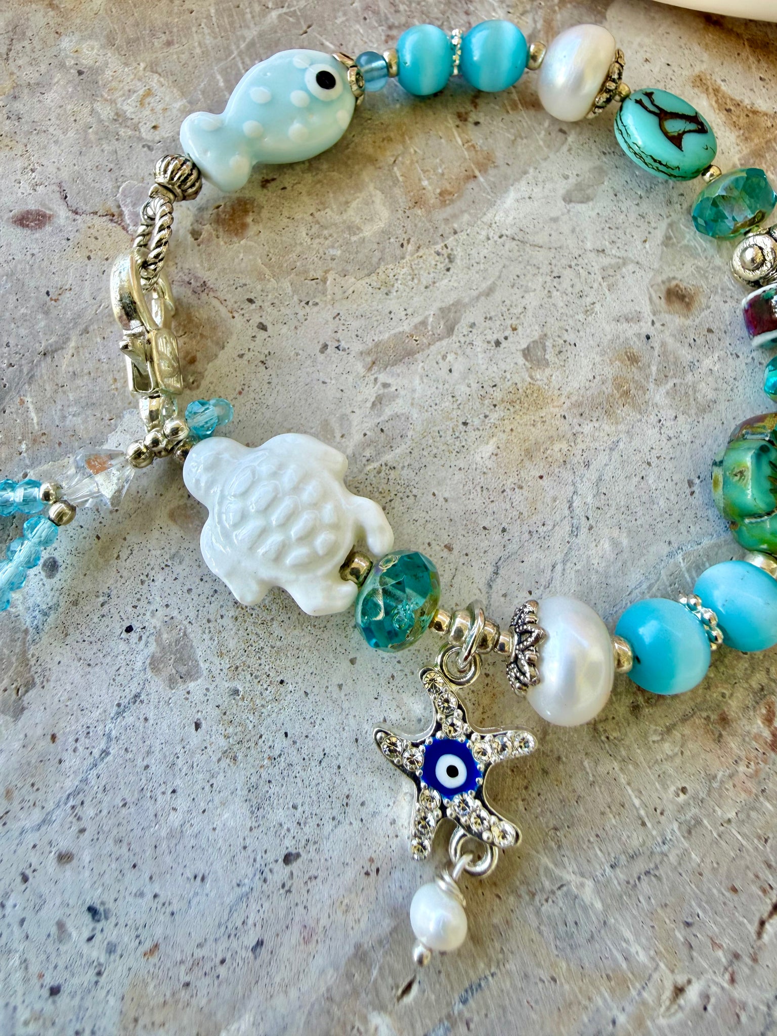Coastal Blue Island Bracelet