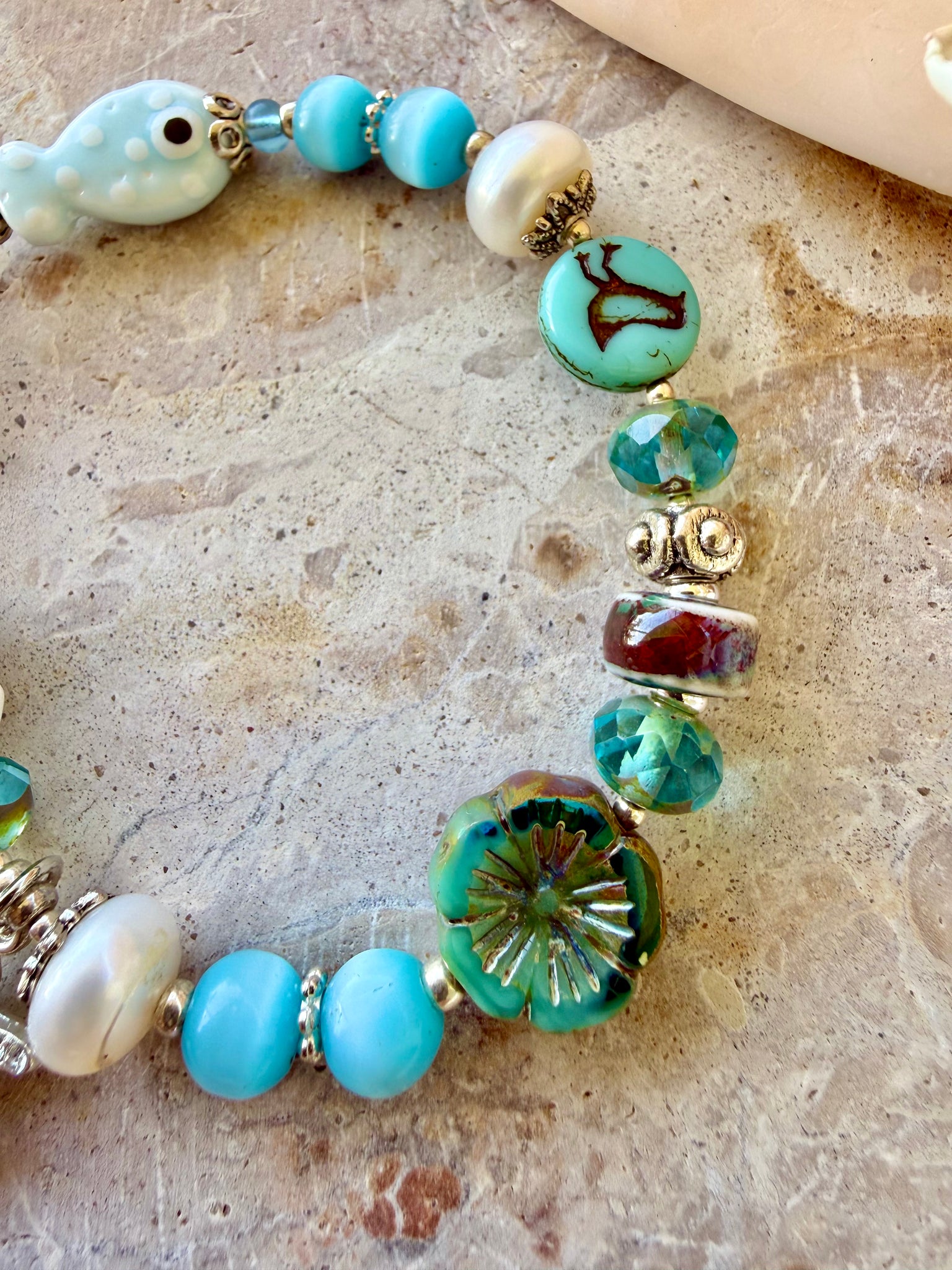 Coastal Blue Island Bracelet