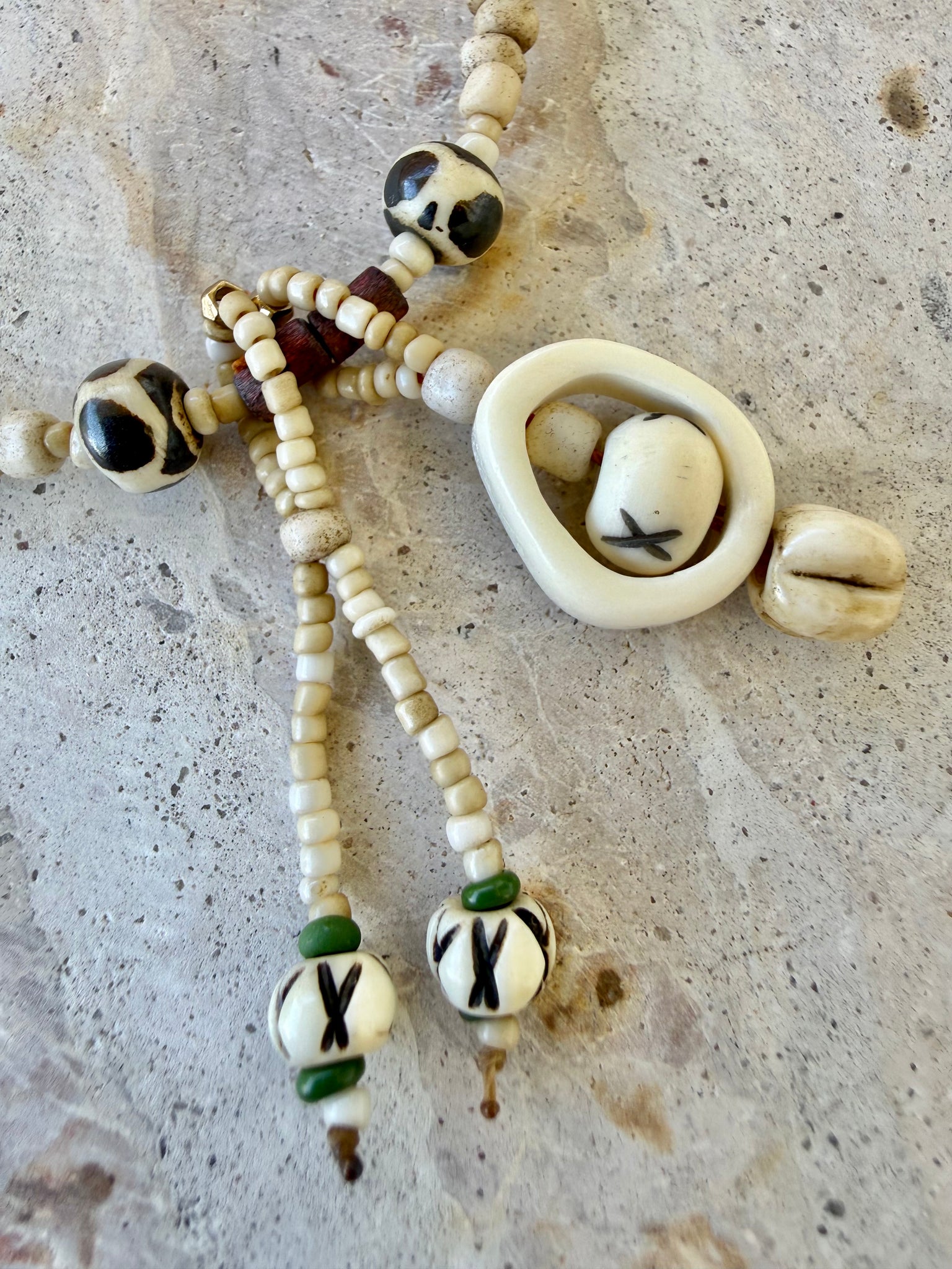 Sandy Island Seed Bead Necklace