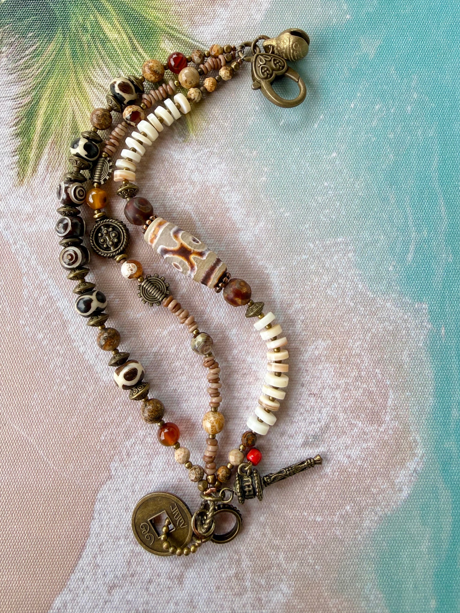 Tribal Bohemian Beaded Bracelet