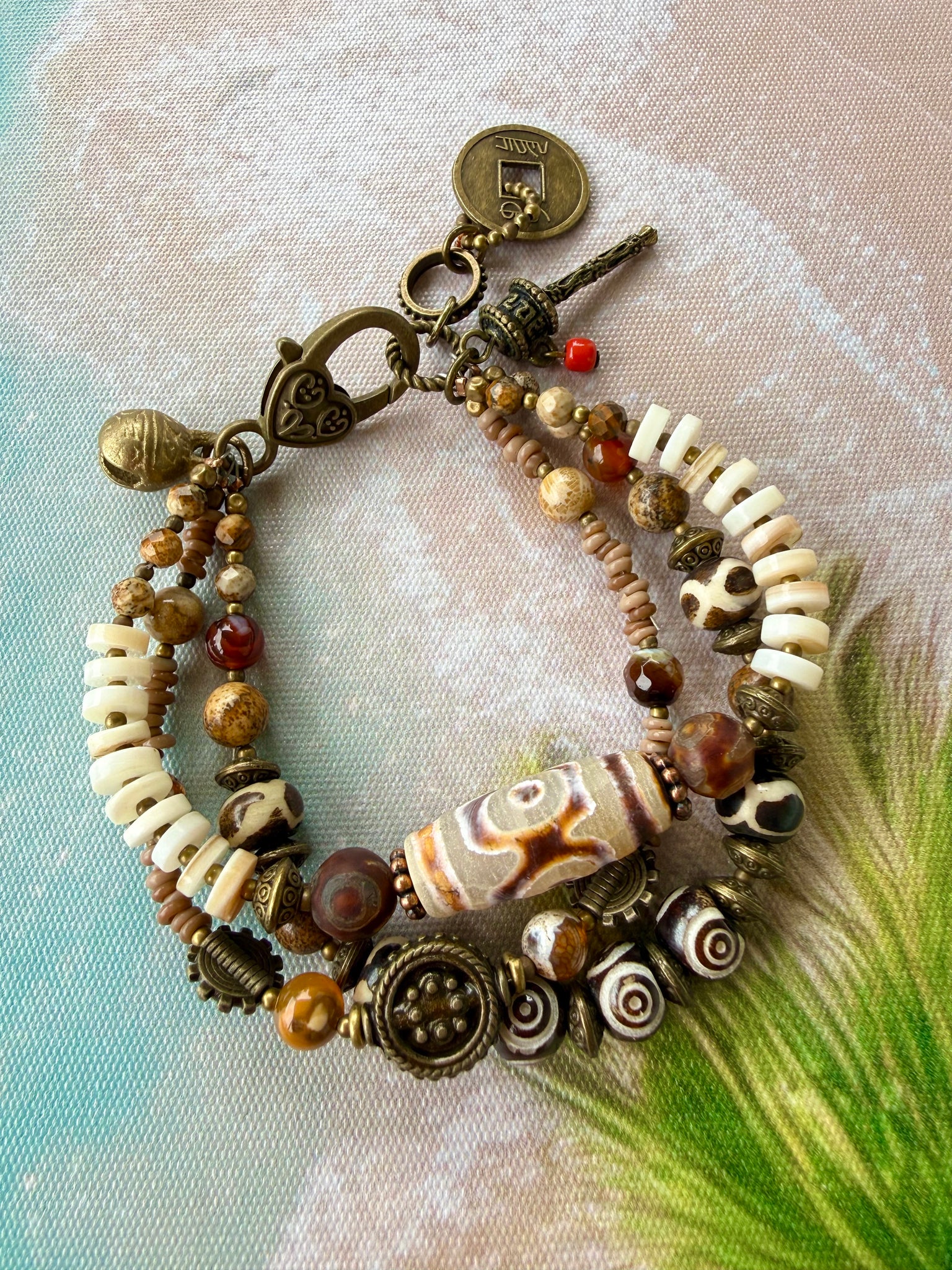Tribal Bohemian Beaded Bracelet