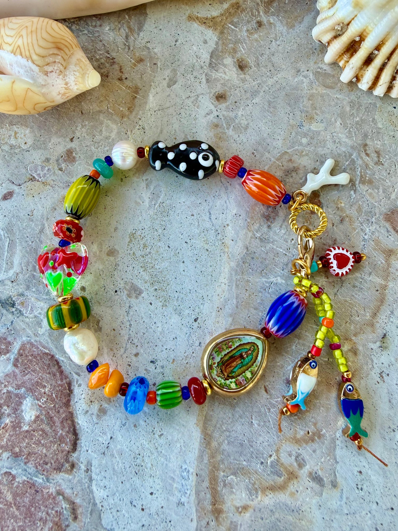 Charm Boho Glass Beaded Bracelet