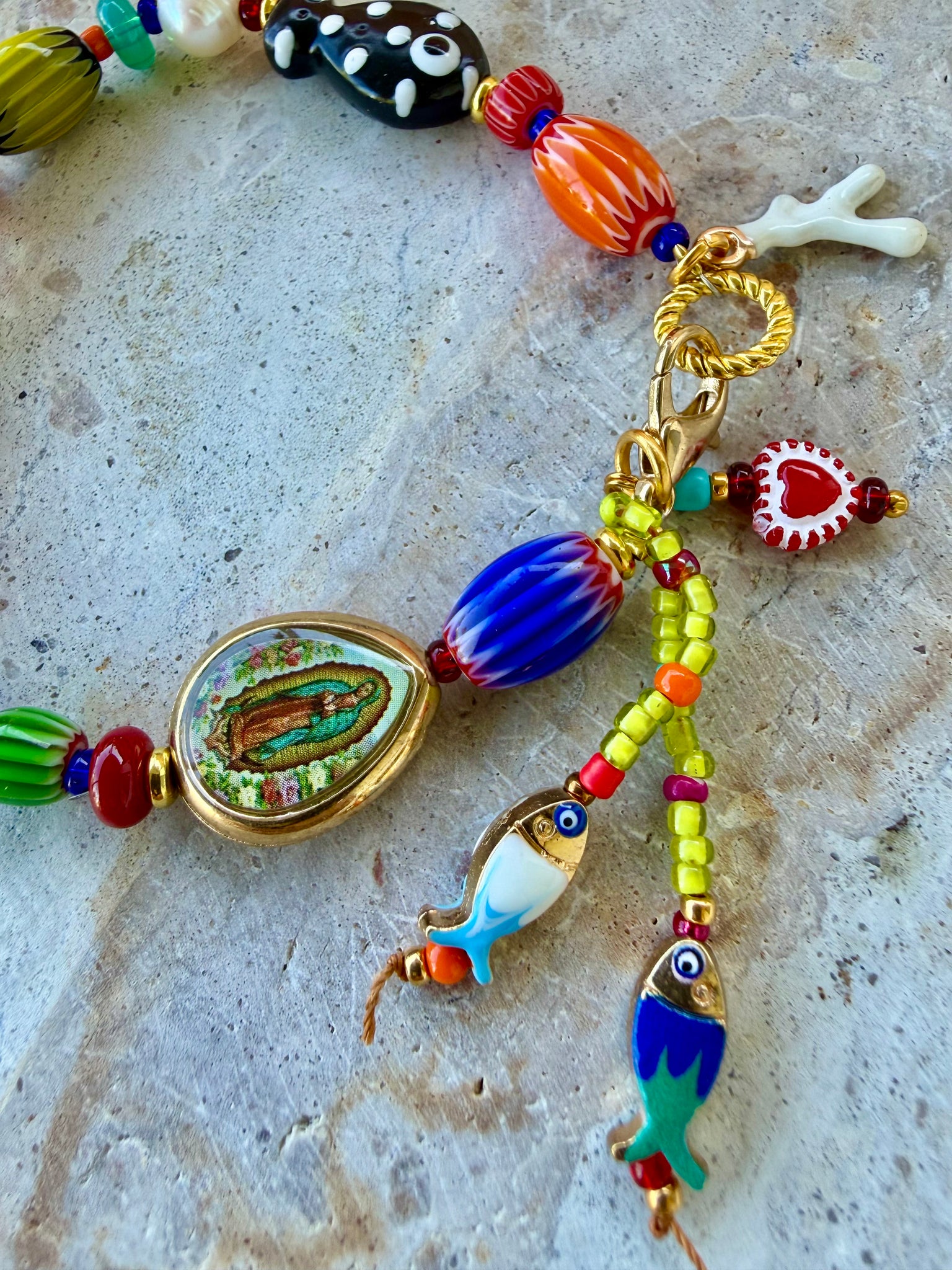 Charm Boho Glass Beaded Bracelet