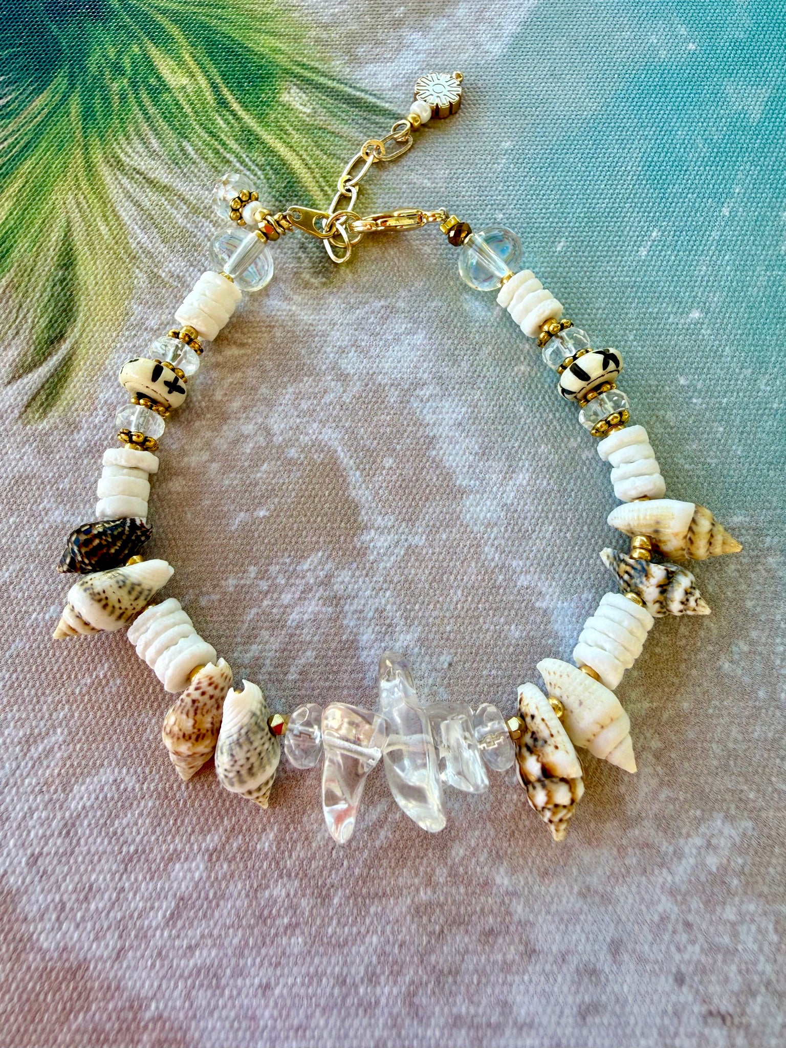 Boho Shell Crystal Bracelet