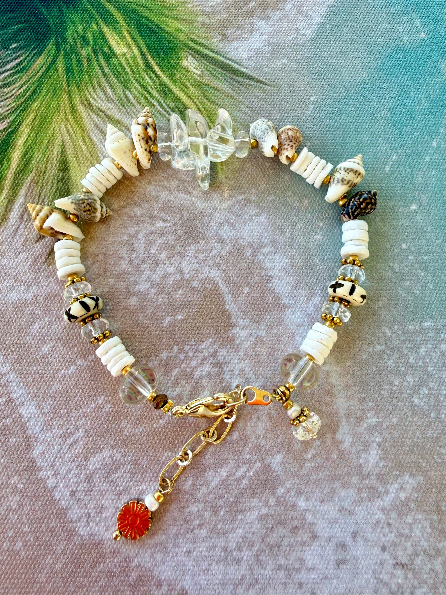 Boho Shell Crystal Bracelet