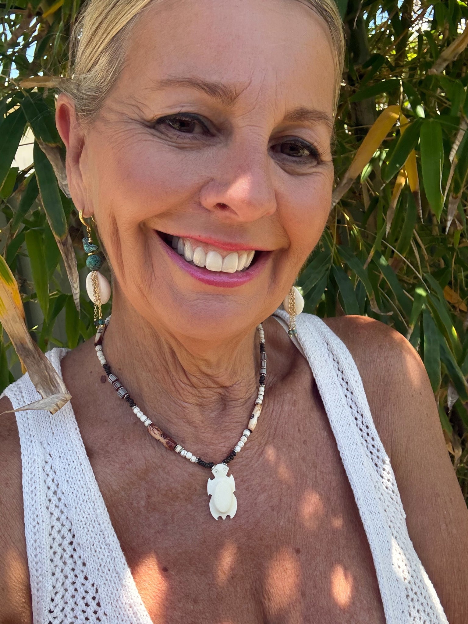 Boho Islander Turtle Necklace