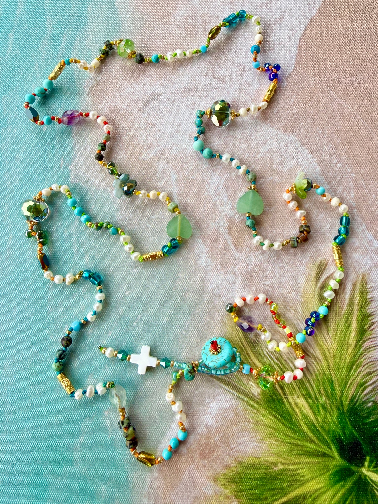 Coastal Island Pearl Wrap Bracelet