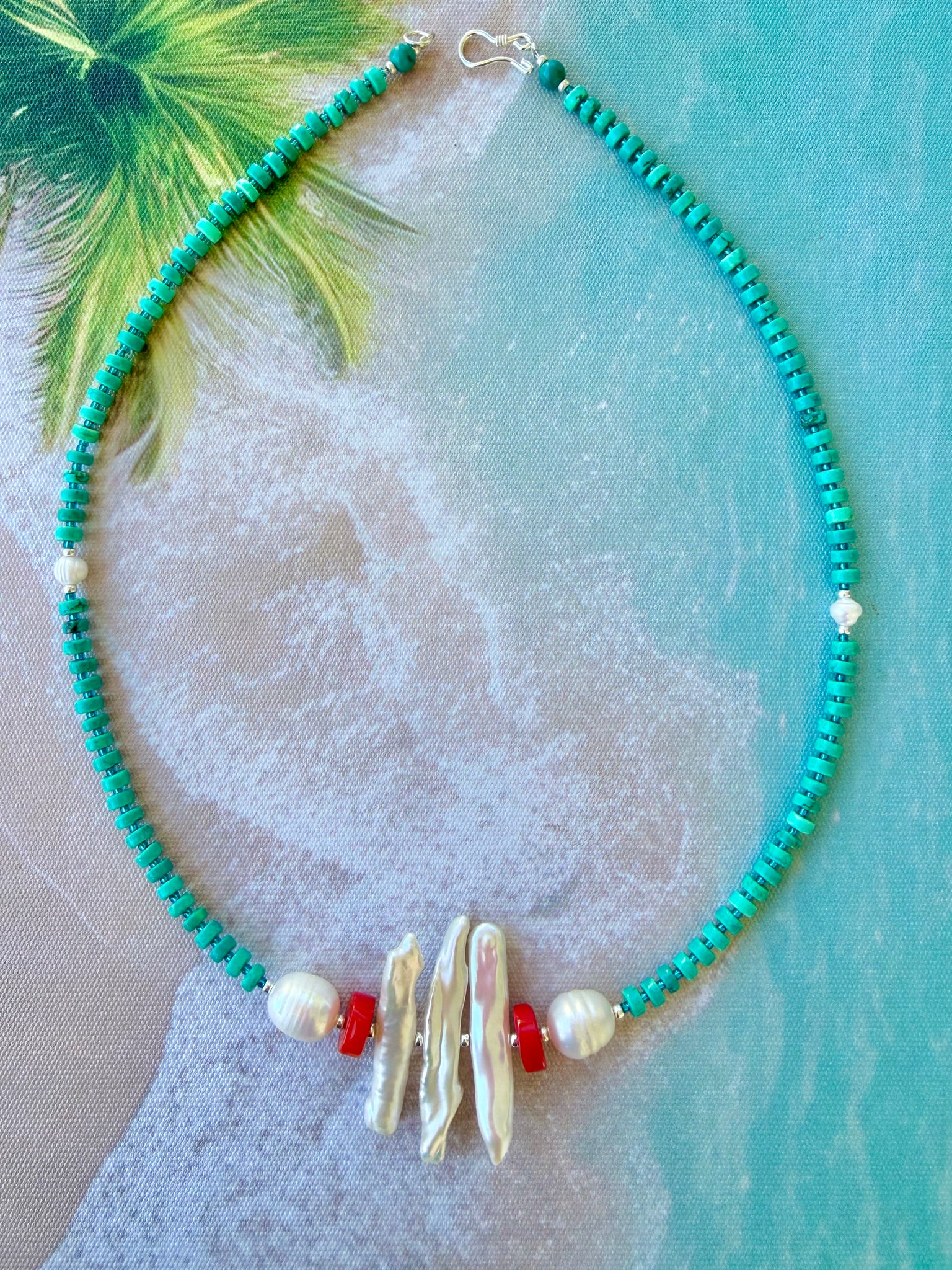 Coastal Island Pearl Necklace