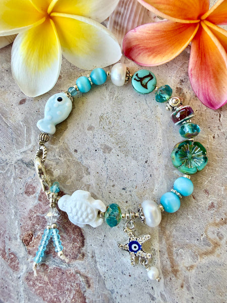 Coastal Blue Island Bracelet
