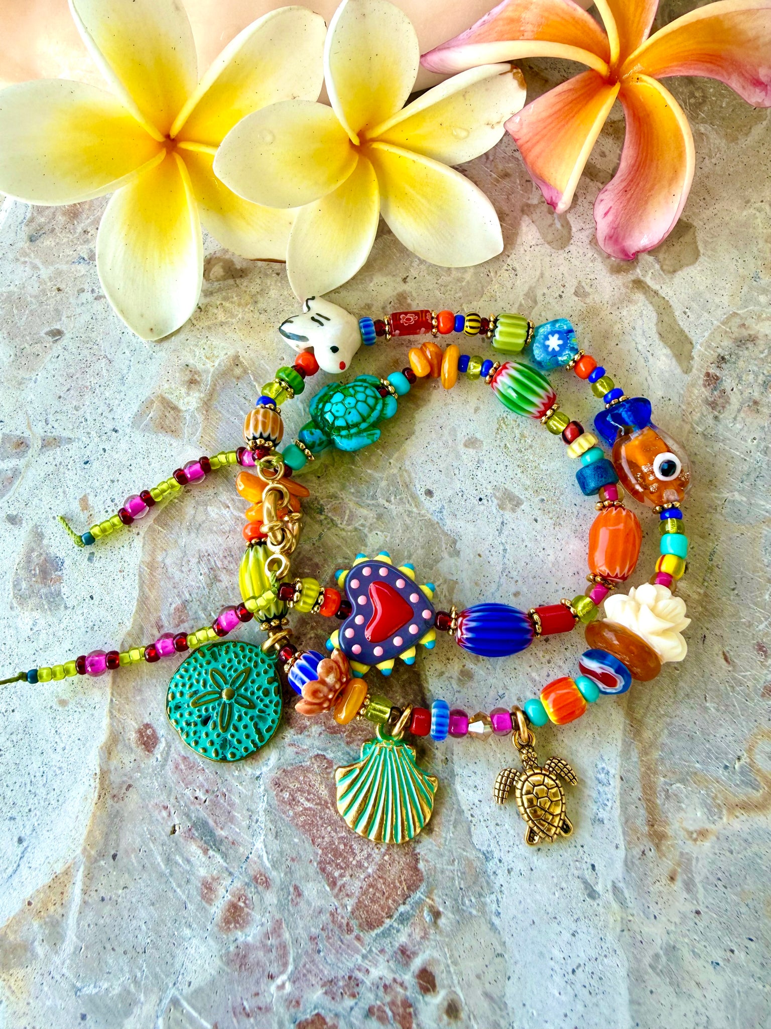 Boho Chic Charm Island Bracelet