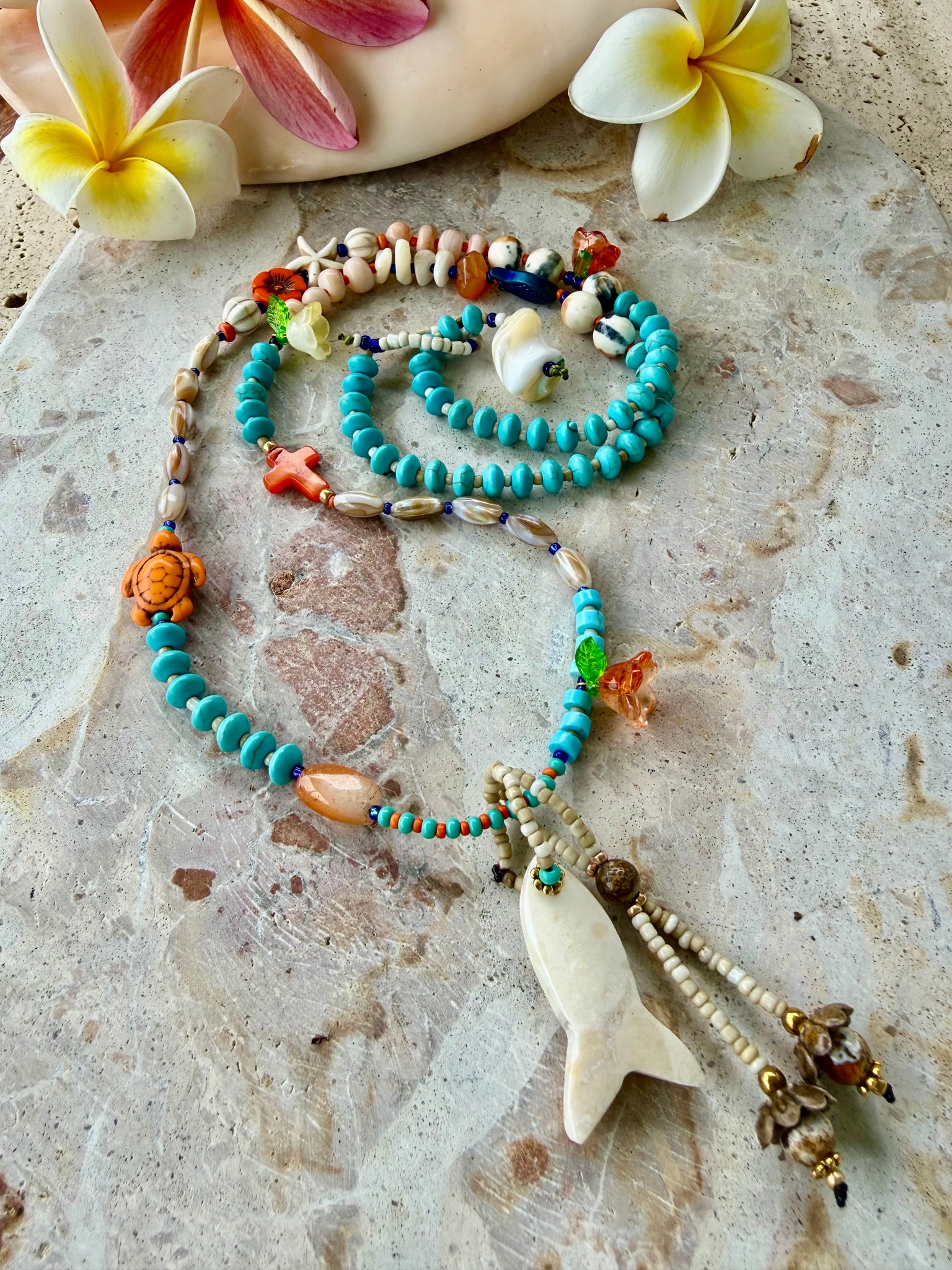 Paradise Shell Island Necklace