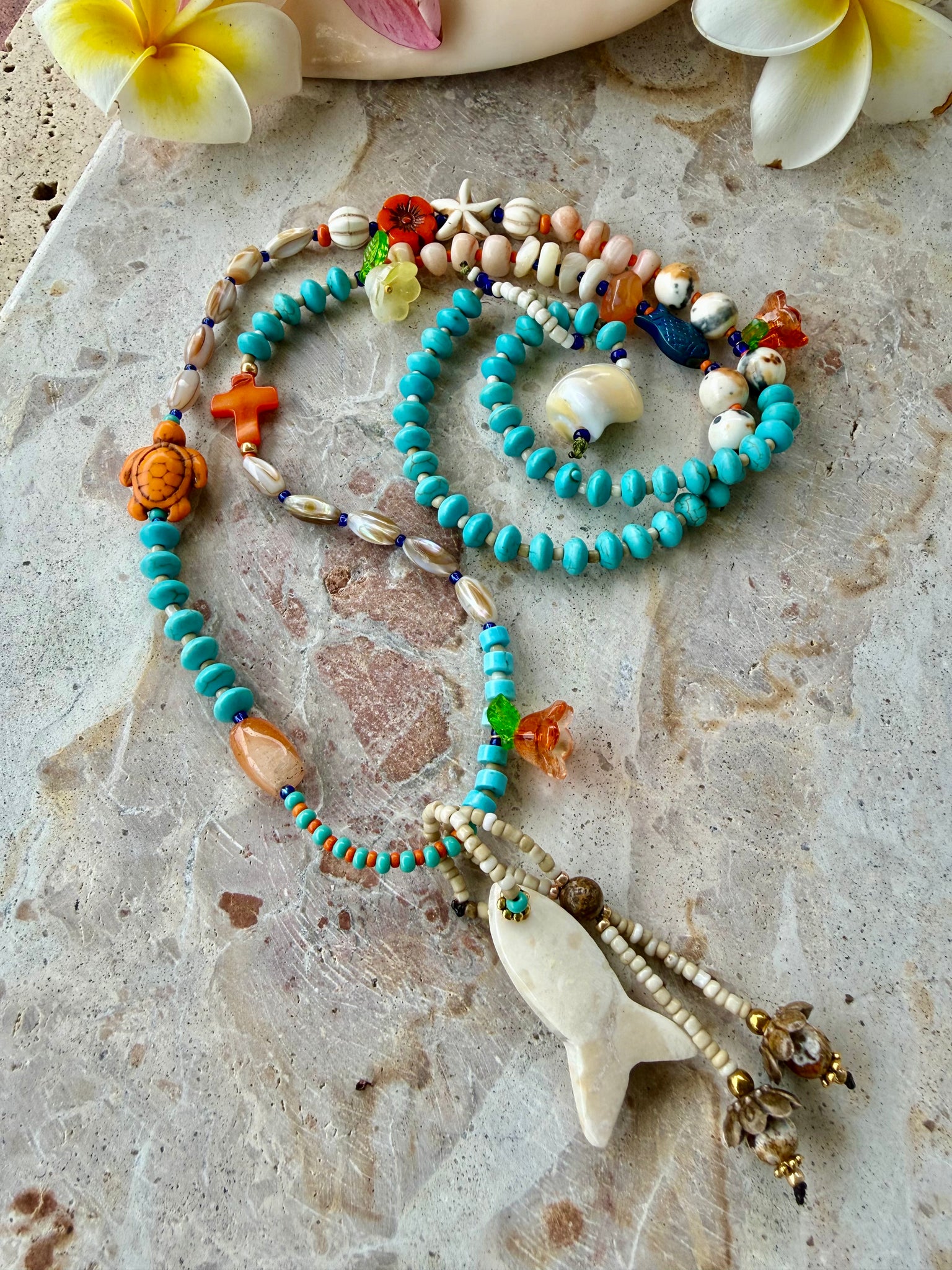 Paradise Shell Island Necklace