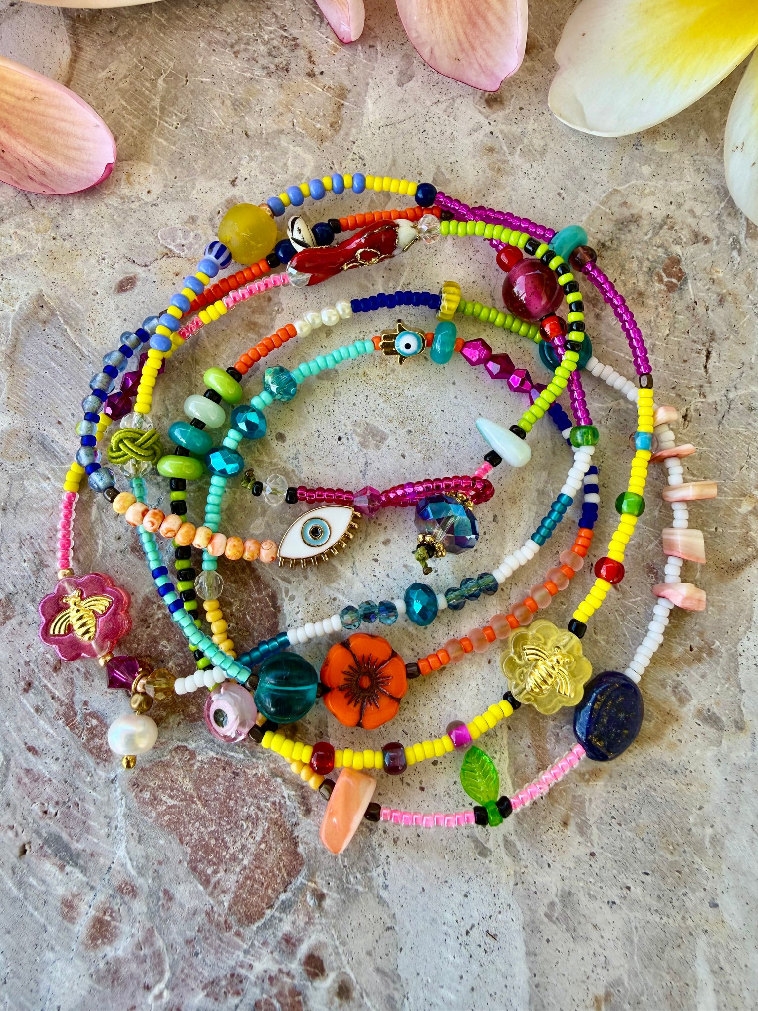 Boho Tropical Island Necklace-Bracelet