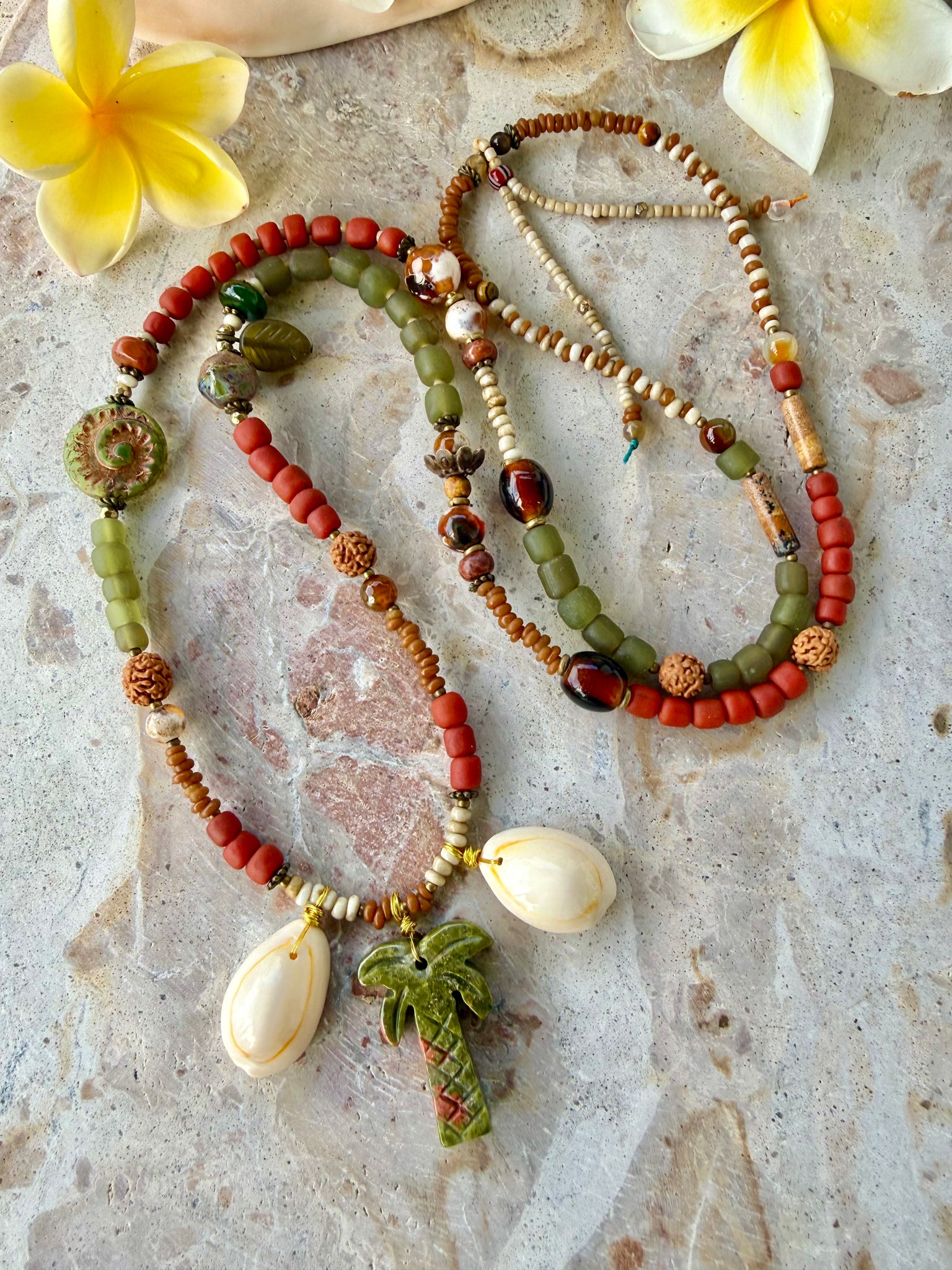Palm Island Cowrie Shell Necklace