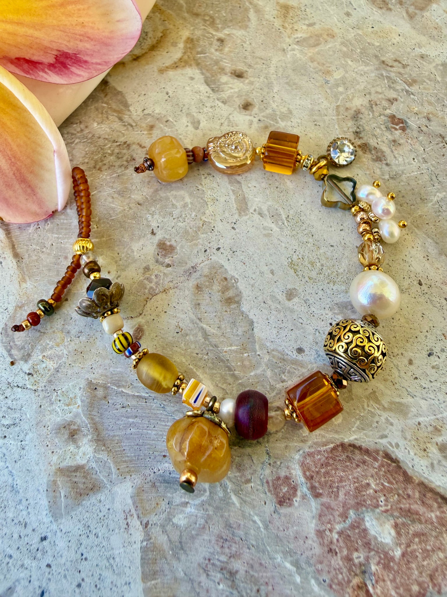Sun-Kissed Charm Bracelet