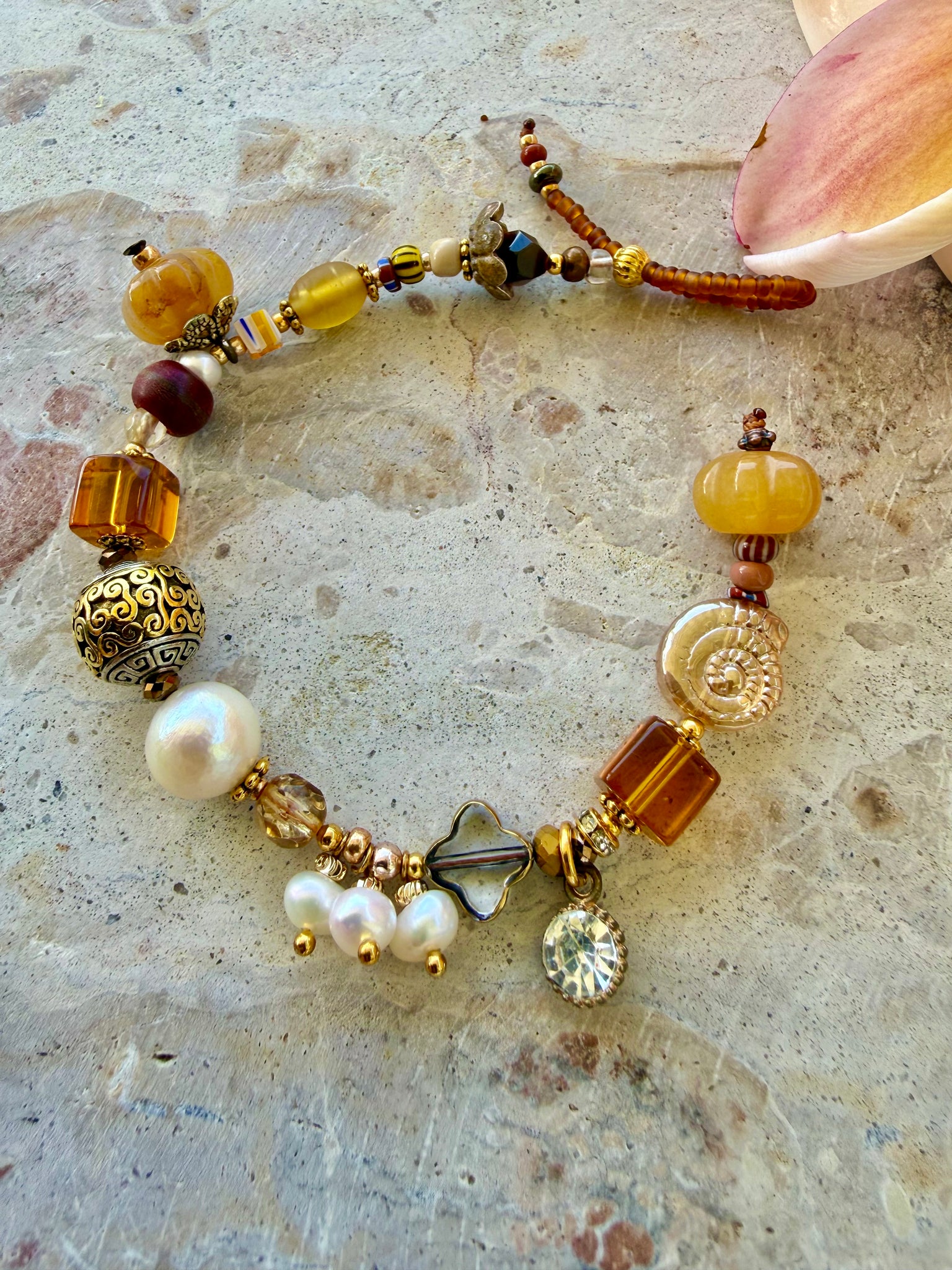 Sun-Kissed Charm Bracelet