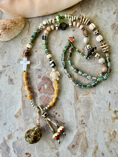 Boho Island Charm Necklace