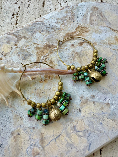 Turquoise Stone Earrings