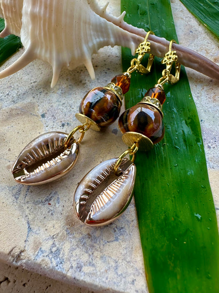 Cowrie Shell Earrings