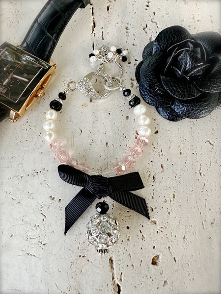 Chanel Style Crystal Bracelet