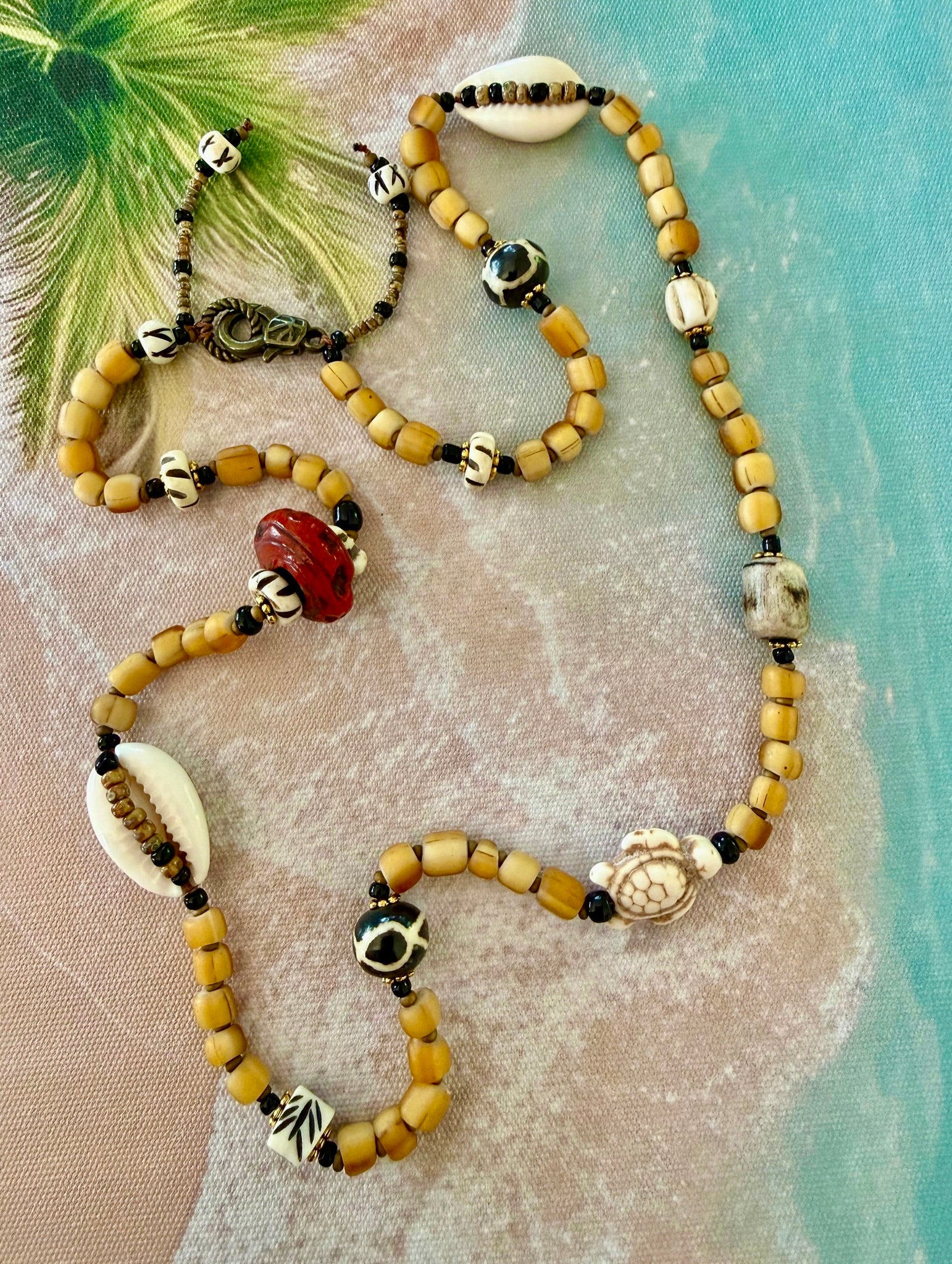 Bali Nomad Ocean Shell Wrap Bracelet