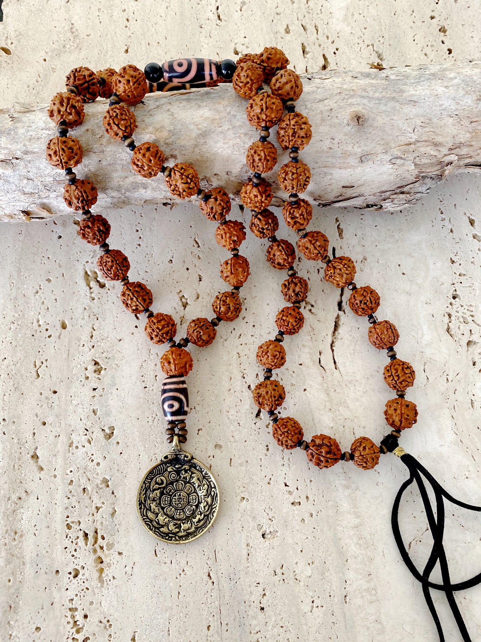 Tibetan Pray Bead Necklace