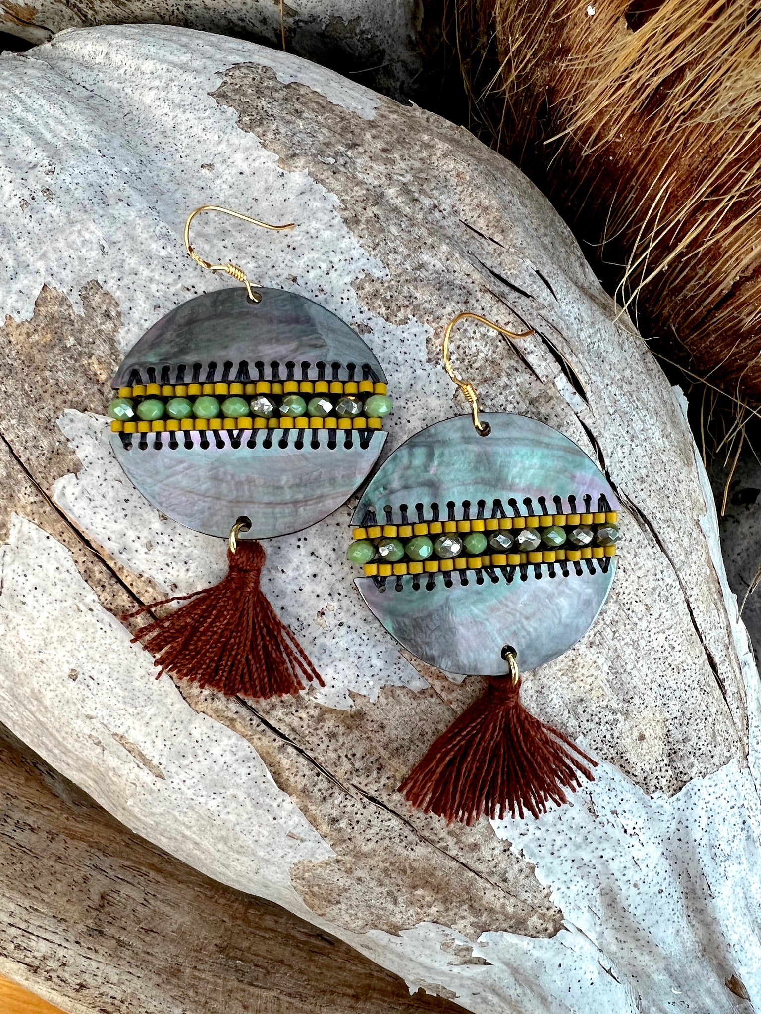 Boho Beach Shell Earrings