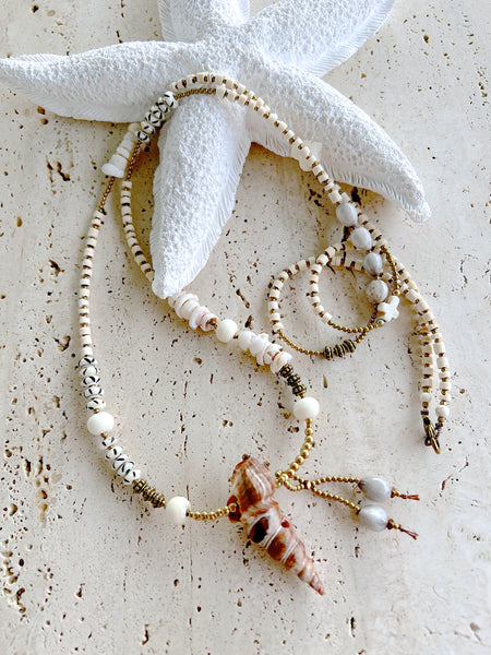 Shell Beaded Necklace