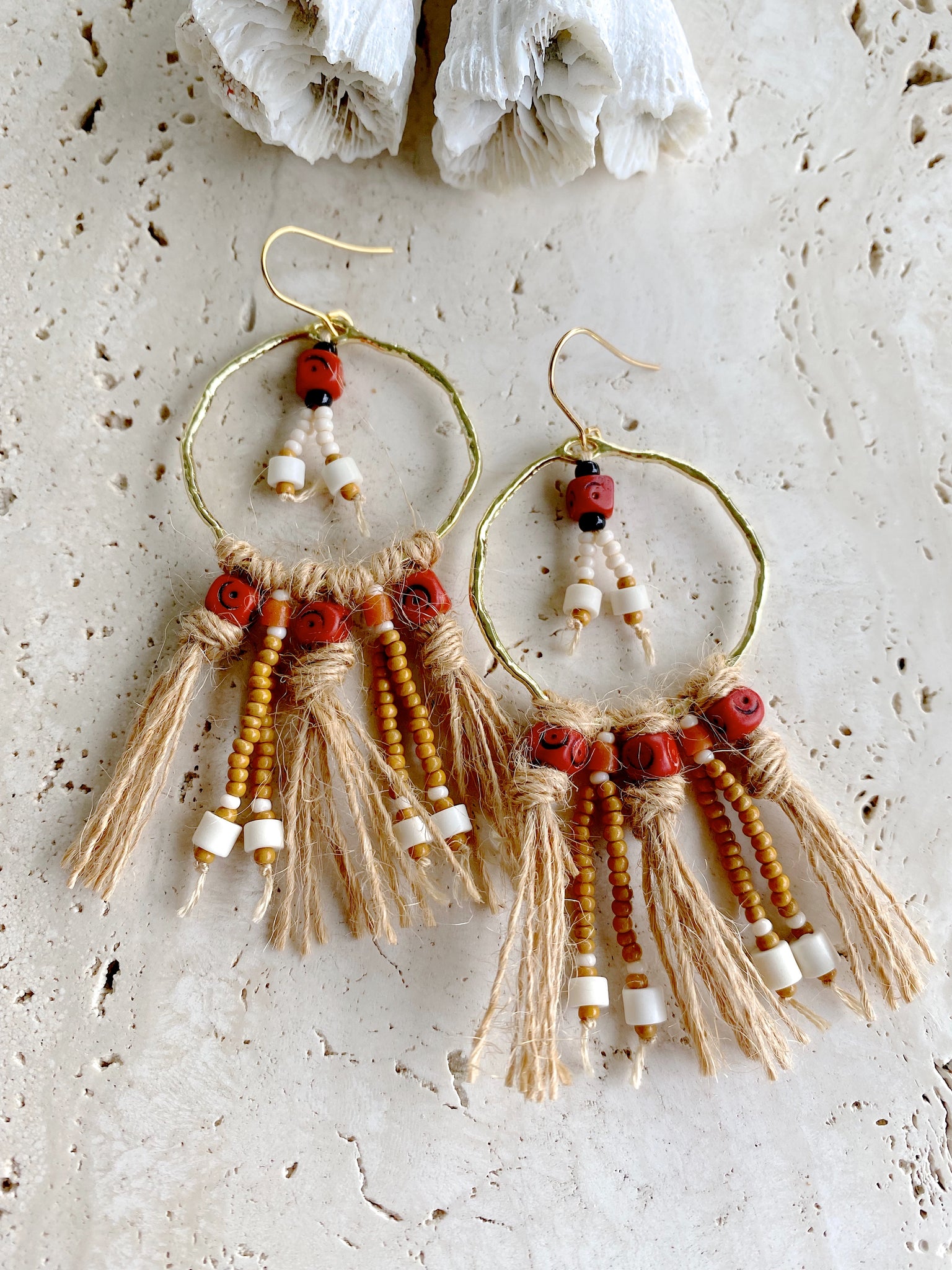 Tribal Beach Earrings