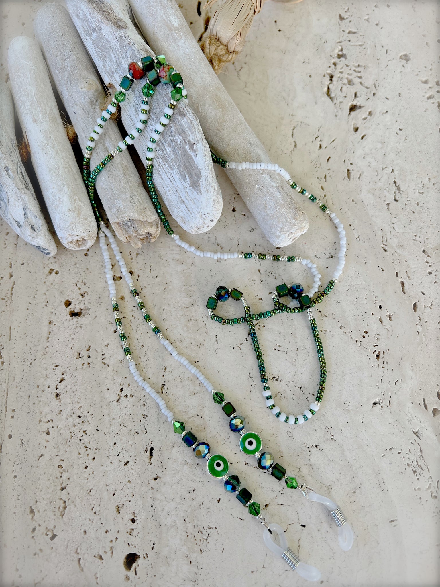 Emerald Green Sunglasses Chain