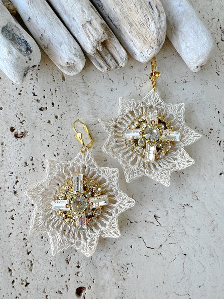 Crystal Crochet Earrings