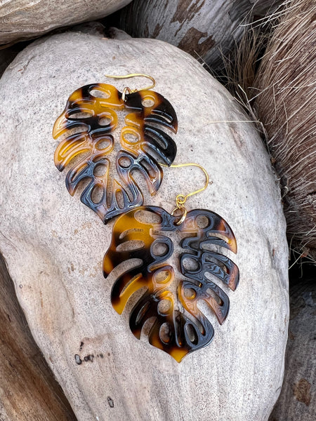 Turtle Shell Earrings
